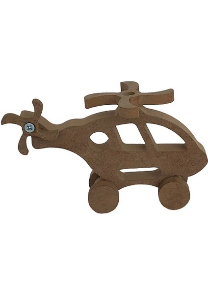 Ahşap Oyuncak Helikopter