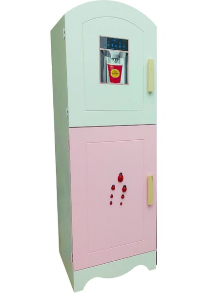 Pembe Beyaz Oyuncak Buzdolabı