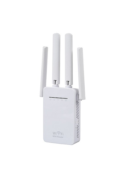 Wifi Antenli Kablosuz Sinyal Güçlendirici Alan Genişletici Wi-Fi Repeater/router/access Point Beyaz