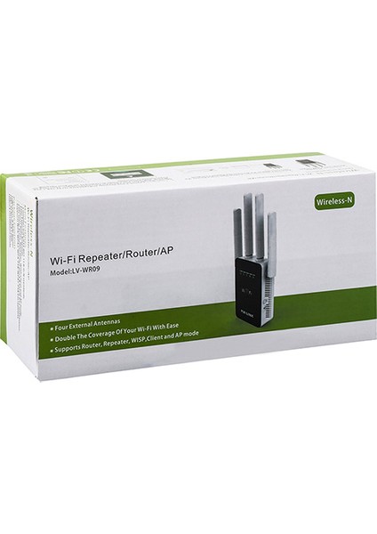 Wifi Antenli Kablosuz Sinyal Güçlendirici Alan Genişletici Wi-Fi Repeater/router/access Point Beyaz