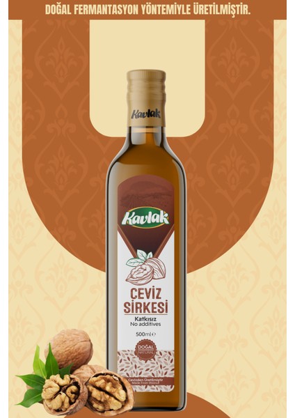 Doğal Ceviz Doğal Fermantasyon Detox Sirke 500ML