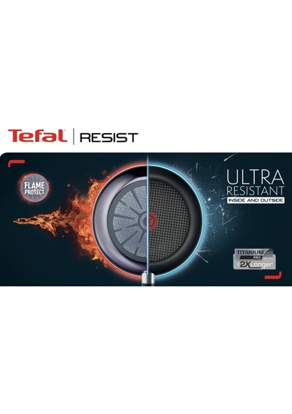 Resist Wok 2x Titanium Tava 28 cm