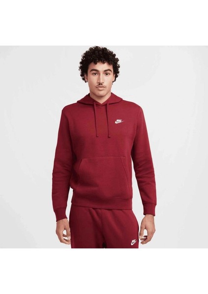 Sportswear Club Fleece Pullover Hoodie Sweatshirt fiyatları