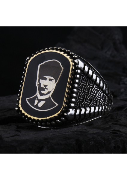 925 Ayar Kartal Pençesi Atatürk Erkek Gümüş Yüzük fırsatları