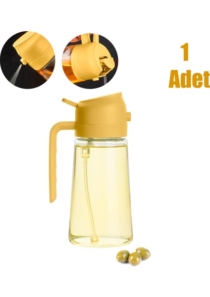 Çok Amaçlı Cam Sprey Şişe -Yağdanlık Limon Sirke Sos Püskürtücü, Sızdırmaz Yağdanlık Sarı fiyatları