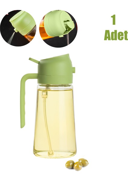 Çok Amaçlı Cam Sprey Şişe -Yağdanlık Limon Sirke Sos Püskürtücü, Sızdırmaz Yağdanlık Yeşil fiyatları