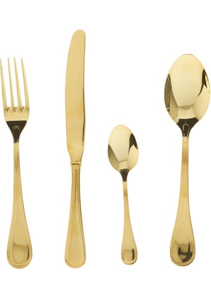Zorba Tam Gold 87 Parça Çatal Kaşık Bıçak Takımı-12 Kişilik