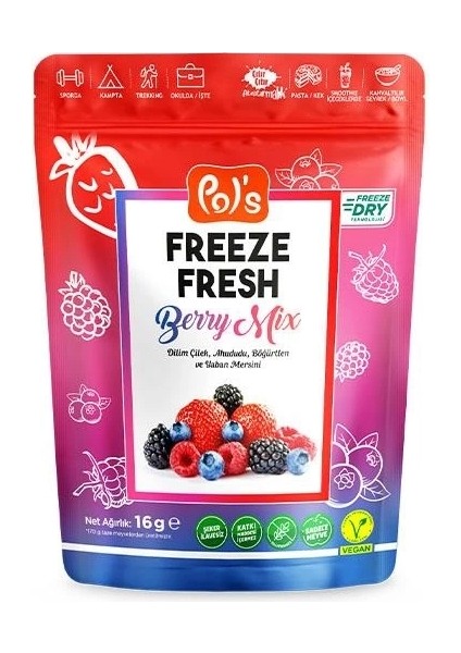 Pol’s Freeze Fresh Berry Mix 16 gr