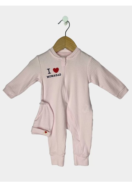 Tulum Şapkalı Love Mom Dad