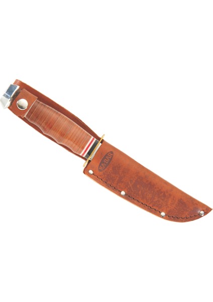 Ka-Bar Skınner Deri Kabza Av Bıçağı