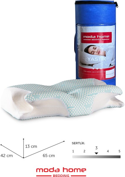 Güzellik Yastığı Kırışıklık önleyici Vısco ortopedik yastık