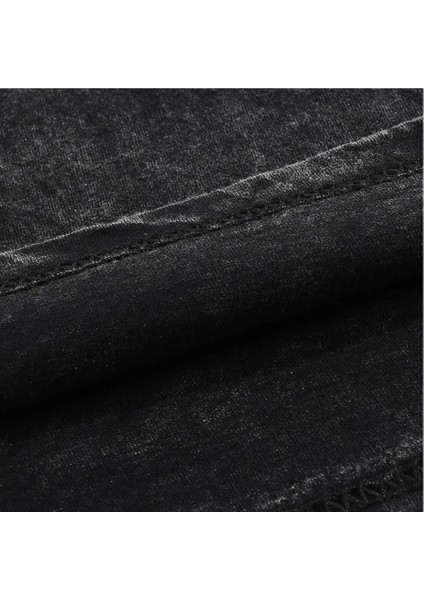 Yıkamalı Çift Başlı Kartal Baskılı Oversize Vintage T-Shirt