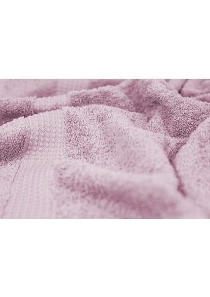 Tomurcuk %100 Pamuk 6'lı Banyo ve El Havlu Seti | 2'li 70X140CM ve 4'lü 50X100CM |gül Kurusu