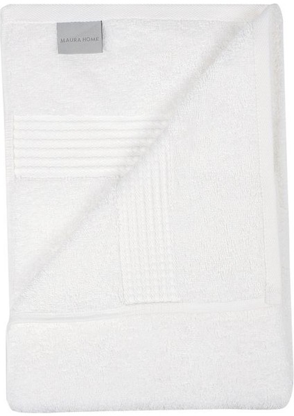Tomurcuk %100 Pamuk 6'lı El Havlusu Seti | 50X100 cm | Beyaz indirimleri