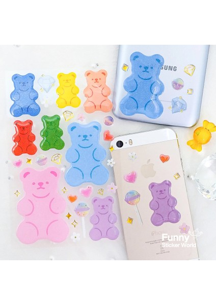 Sticker Büyük Jole Ayıları 15'li Paket
