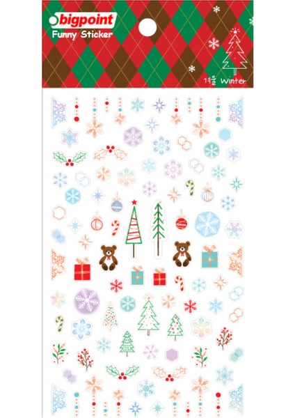 Sticker Kış 15'li Paket