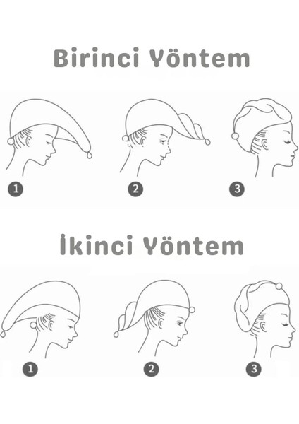 Düğme Lastikli Saç Havlusu, Saç Bonesi, Makyaj Bonesi, Yüz Bakım Havlusu, Banyo Sonrası Saç Kurutma fiyatları