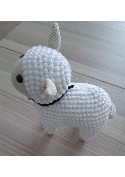 Amigurumi El Örgüsü Sevimli Kuzu Oyuncak