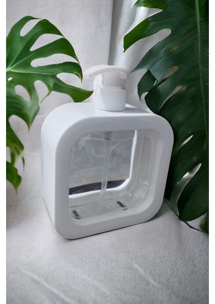 Sıvı Sabunluk 500 ml Tezgah Üstü Lüx Fenomen Sabunluk Beyaz