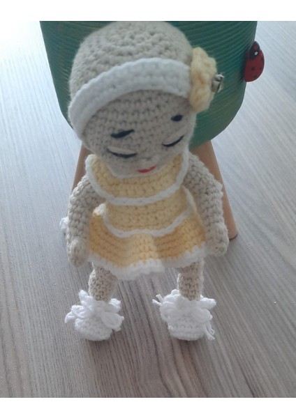 Amigurumi El Örgüsü Sevimli Bebek Çıkarılabilir Kıyafetli