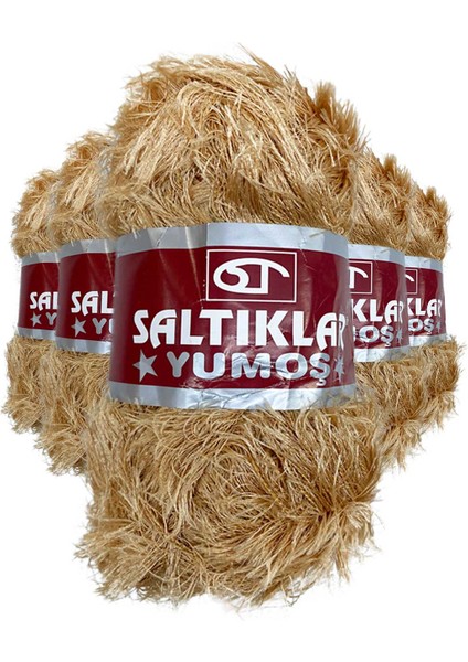 5 Adet Yumoş Sakallı El Örgü Ipi Yünü 54