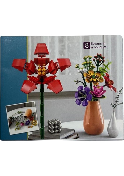 Ctoy Mini Blok Çiçekler 76018 Kapok Çiçeği