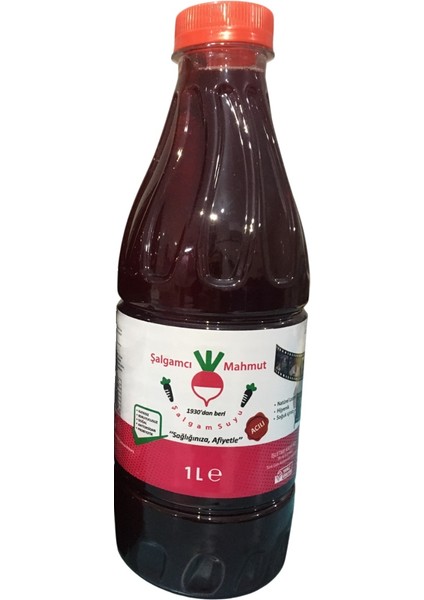 - 12 Adet 1 Litre Taneli Şalgam (Acılı/Acısız)