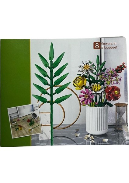 Ctoy Mini Blok Çiçekler 76032 Chrysalidocarpus (Areca)