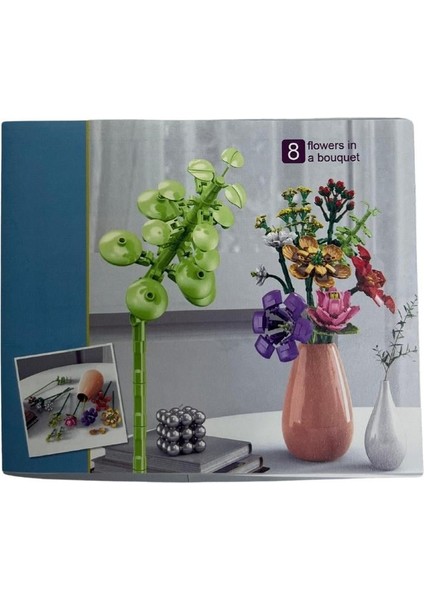 Ctoy Mini Blok Çiçekler 76018 Okaliptüs