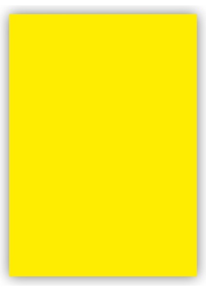 Fon Kartonu 50X70CM 120 Gram Limon Sarısı 100'LÜ Paket