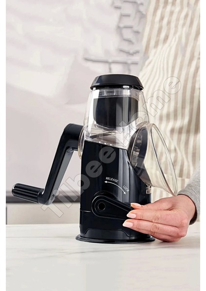 Vegetable Grinder Pro Dilimleyici Kollu Rende Öğütücü 3 Çelik Bıçaklı Sebze Doğrayıcı Mutfak Robotu modelleri