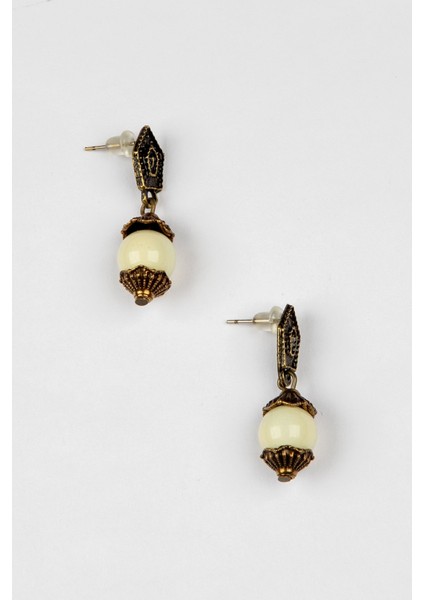 Etnik Otantik Doğal Taşlı Küpe