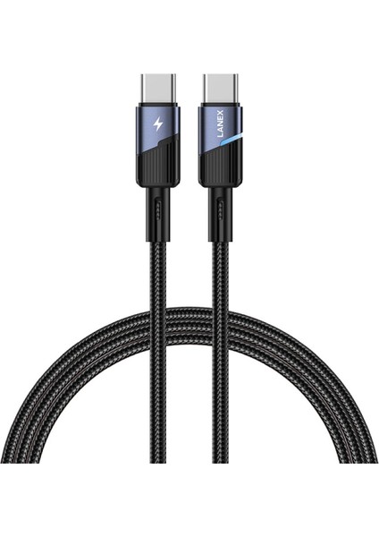 Vivo V21 V21E V23 V30 V25 Pro Şarj Kablosu 1m 65W Type-C To Type-C Hızlı AZ-LS42CC