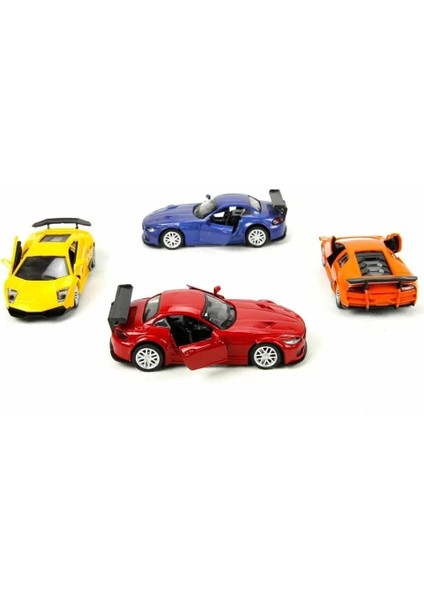 TIN-80133-12 Çekbırak 1:36 Die Cast Spor Araba - Vardem Oyuncak