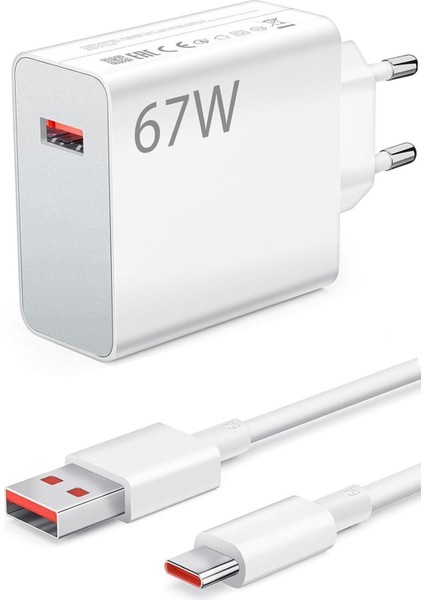 Vivo V21 V21E V23 V30 V25 Pro Şarj Aleti Type-C 67W Hızlı Şarj ( Orijinal Subzero) SBZ-SG51