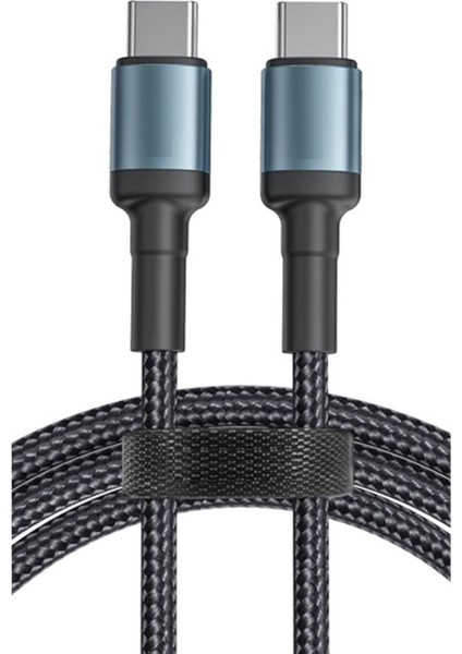 Vivo V21 V21E V23 V30 V25 Pro Şarj Kablosu Type-C To Type-C 2 Metre 60W Hızlı Şarj AZN-CA79