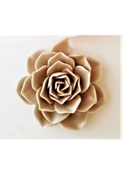 3 Boyutlu 9cm Çiçek Silikon Kalıp K-587