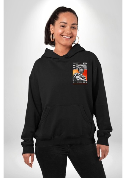 Julius Sezar Antil Heykel Erkek Kadın Siyah Ön Sırt Baskılı Kapüşonlu Sweatshirt Hoodie indirimleri