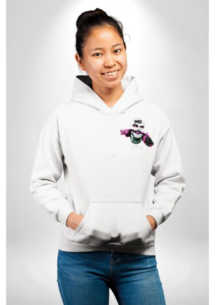 Bonanza Gülen Surat Gangster Erkek Kadın Beyaz Ön Sırt Baskılı Kapüşonlu Sweatshirt Hoodie indirimleri