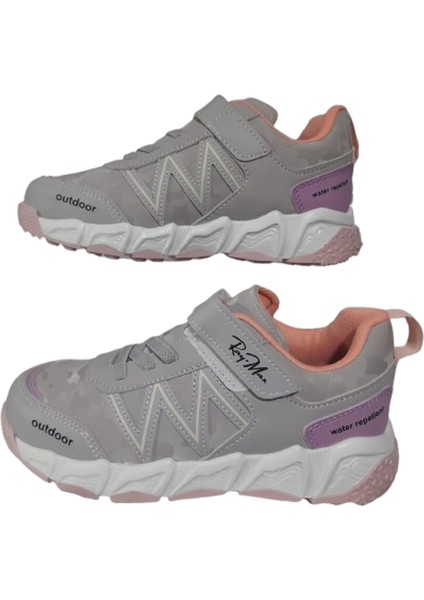 Ray-Max Unısex Gri-Pembe Ortopedik Taban Spor Outdoor Ayakkabıı modelleri