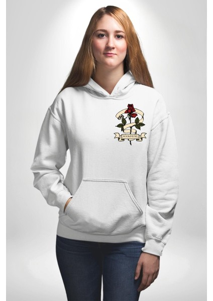Gözlüklü Kedi Çift Tasarım Erkek Kadın Beyaz Ön Sırt Baskılı Kapüşonlu Sweatshirt Hoodie fiyatları