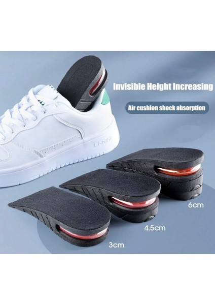 Ortopedik 5 cm Boy Uzatıcı Tabanlık Hava Yastıklı Spor Ayakkabı Tabanlığı Gizli Yükseltici modelleri