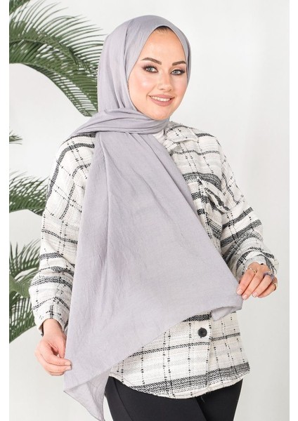 Gri Harem Scarf Incila Şal