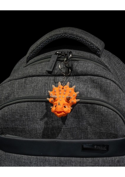 Eklemli Triceratops Anahtarlık - 3D Baskı Hareketli ve Eğlenceli Tasarım Katman