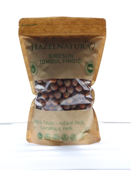 Hazelnatura Giresun Kalite Kabuklu Fındık Kilitlenebilir Paket 250 gr