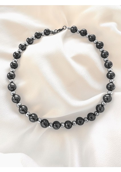 Hematit Taşlı Kolye, Choker Kolye