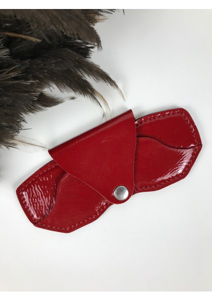 Gözlük Kılıfı Kırmızı Rugan Hakiki Deri fiyatları