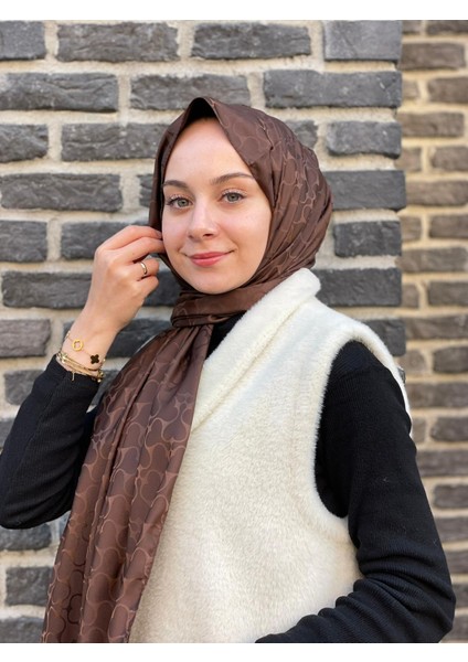 Acı Kahve Loryan Scarf Jakar Karmen Şal
