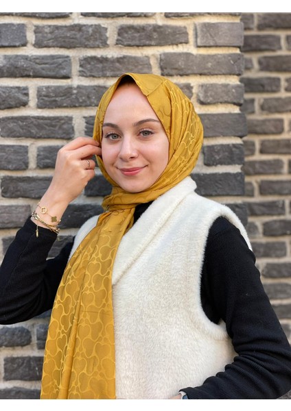 Hardal Loryan Scarf Jakar Karmen Şal fiyatları