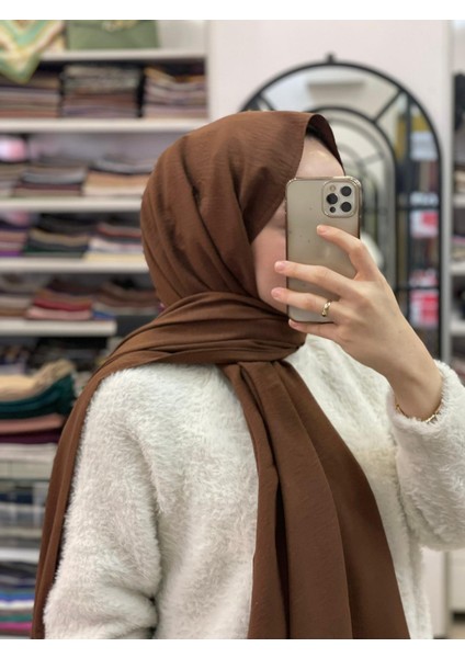 Açık Kahve Loryan Scarf Pamuk Cazz Şal